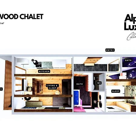 Oldwood Chalet - Alpenluxus Collection Apartamento *