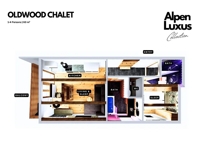 Oldwood - By Alpenluxus Collection Prázdninový dům *
